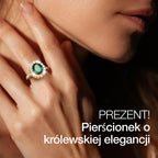 Komplet biuterii EMERALD GLAMOUR