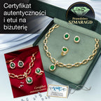 Komplet biuterii EMERALD GLAMOUR