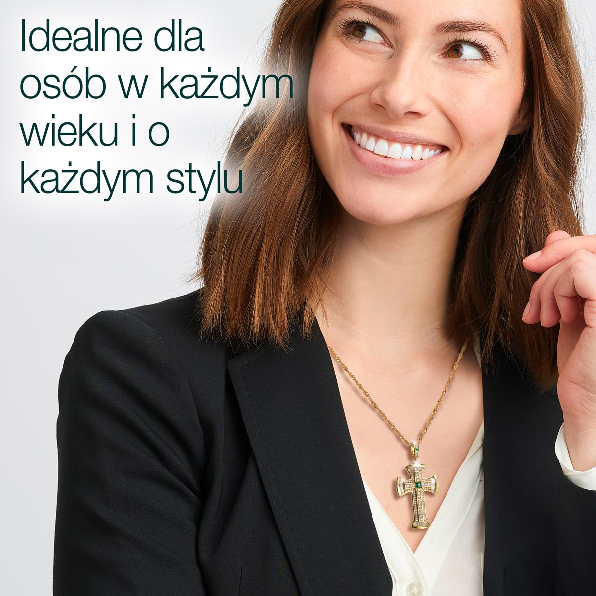 KRZYZYK AURA Srebro pokryte zlotem
