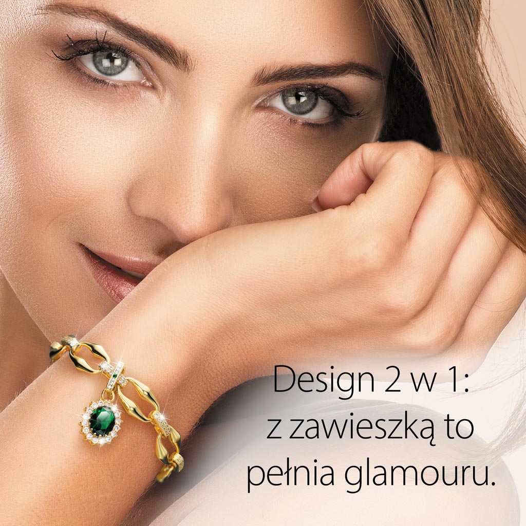 Bransoletka EMERALD GLAMOUR