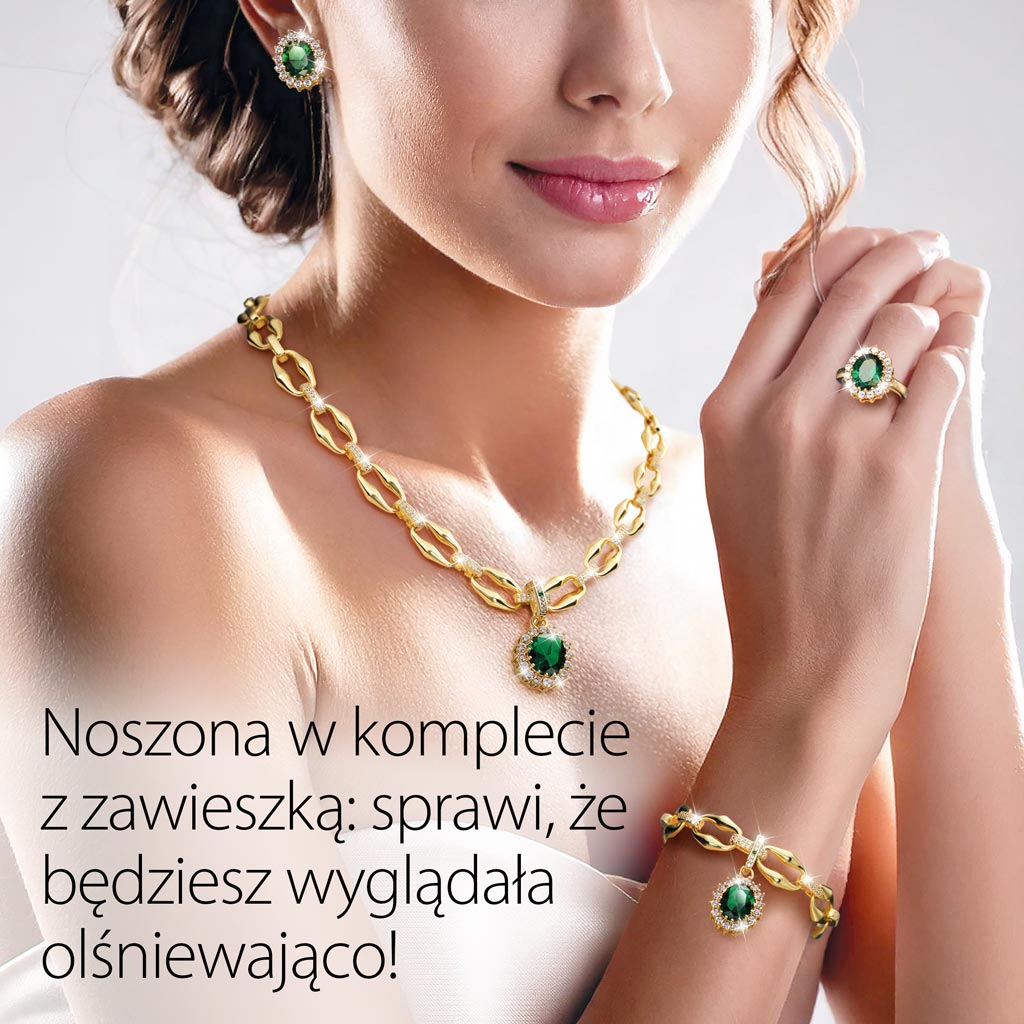 Bransoletka EMERALD GLAMOUR
