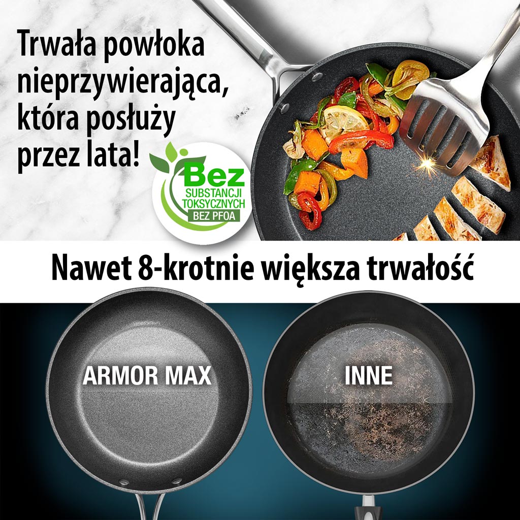 Zestaw kuchenny GRANITESTONE ARMOR MAX