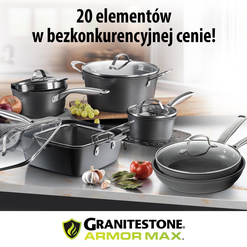 Zestaw kuchenny GRANITESTONE ARMOR MAX